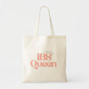 Prikkelbare Darm Koningin Schattig Kroontje Grappi Tote Bag