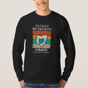 Prikkelbare Darm Syndroom Retro bewustzijn T-shirt