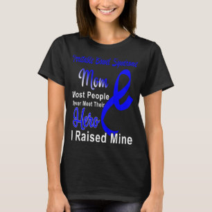 Prikkelbare darmsyndroom bewustzijn Mom Blue Ribbo T-shirt