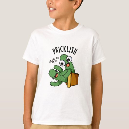 Prikkelbare grappige cactus puns t-shirt (Voorkant)