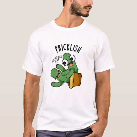 Prikkelbare grappige cactus puns t-shirt (Voorkant)