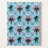 Prikkeldraad Argyle Roze en Turquoise Whimsigothic Planner (Achterkant)