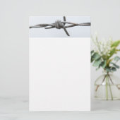prikkeldraad briefpapier (Staand voorkant)