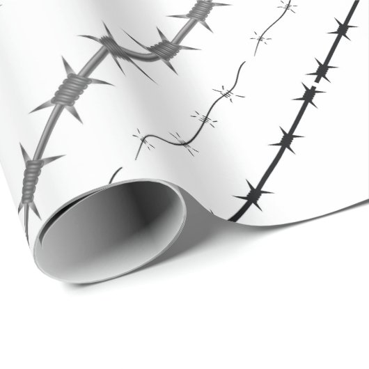 prikkeldraad cadeaupapier (Rol Hoek)