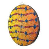 prikkeldraad dartbord (Voorkant Rechts)