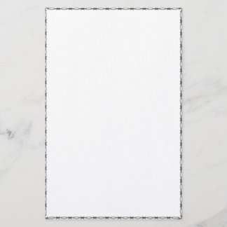 Prikkeldraad en kantoorbenodigdheden briefpapier