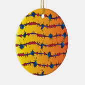 prikkeldraad keramisch ornament (Rechts)