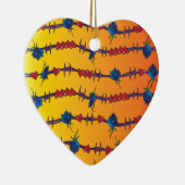 prikkeldraad keramisch ornament (Rechts)