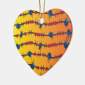prikkeldraad keramisch ornament (Links)