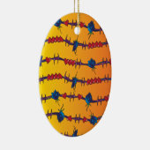 prikkeldraad keramisch ornament (Rechts)