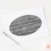 prikkeldraad ovale sticker (Envelop)