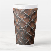 Prikkeldraad Roest Latte Mok (Voorkant)