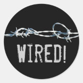 prikkeldraad Sticker (Voorkant)