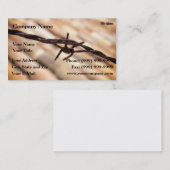 prikkeldraad visitekaartje (Voorkant / Achterkant)