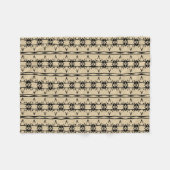 Prikkeldraad Vliesdeken Fleece Deken (Voorkant (Horizontaal))