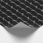 prikkeldraadvermaak cadeaupapier (Hoek)