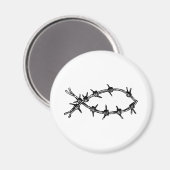 prikkeldraadvis magneet (Voorkant / Achterkant)