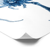 Prikkelend Zilver WATERSPIN Quote Design Poster (Hoek)