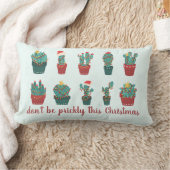 Prikkelende Cactussen Kerstversiering Wees Niet Pr Kussen (Deken)