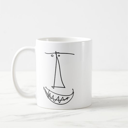 Prikkelende vent koffiemok (Links)