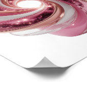 Prikkelende Zilveren SPACE GALAXY Modern Design Poster (Hoek)