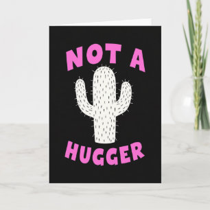 Prikkelige Geen Knuffelaar Cactus Kaart