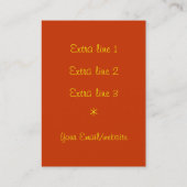 prikken visitekaartje (Achterkant)