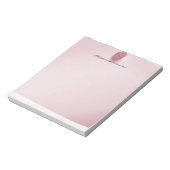 Prikker Punaise Roze Aanpasbaar Notitieblok (Linkerzijde)