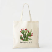 Prikley Pear Cactus Desert Design Tote Bag (Voorkant)