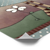 Prim Country Doll met Cat Poster (Hoek)