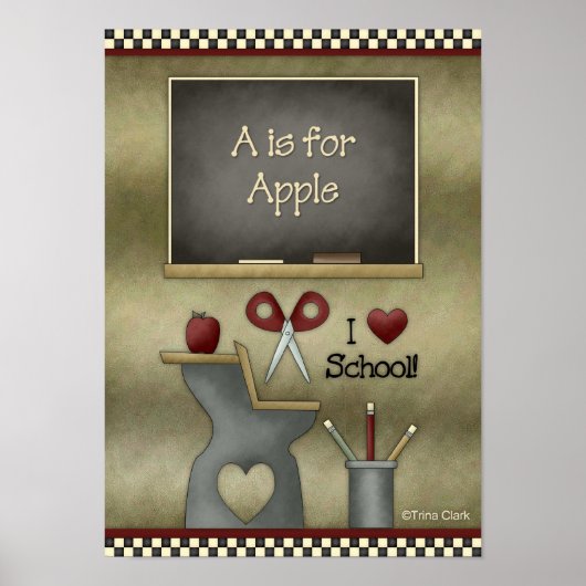 Prim Country School setting Poster (Voorkant)
