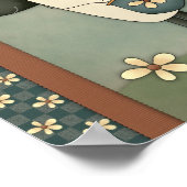 Prim Country Whimsical Sheep Poster (Hoek)