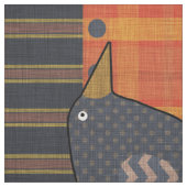 Prim Crow op Pompoen Fat Quarter Stof (Swatch)