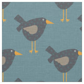 Prim Crows Fabric, Whimsical Stof (Close Up)