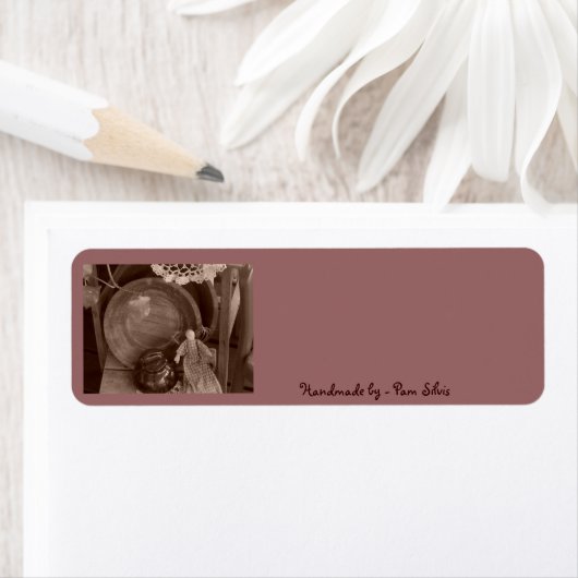 Prim Gathering-Adresetiketten Etiket (Insitu)