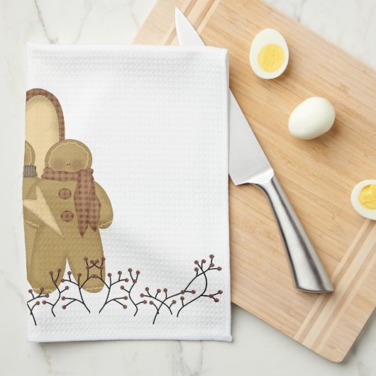 Prim Gingerbrood Friends Theedoek (Quarter Fold)