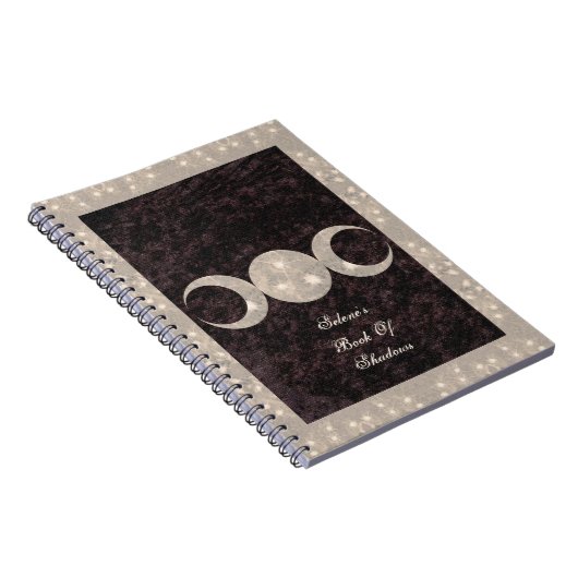 Prim Moon Design Book of Shadows BOS Grimoire Notitieboek (Rechterzijde)