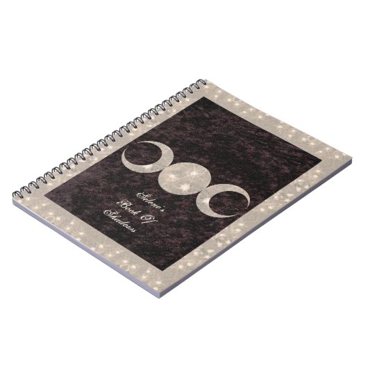 Prim Moon Design Book of Shadows BOS Grimoire Notitieboek (Linkerzijde)