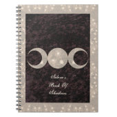 Prim Moon Design Book of Shadows BOS Grimoire Notitieboek (Voorkant)