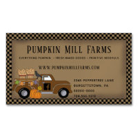 PRIM PUMPKIN BOERDERIJ  TRUCK country MAGNET