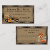 PRIM PUMPKIN BOERDERIJ  TRUCK LAND VISITEKAARTJE (Voorkant / Achterkant)