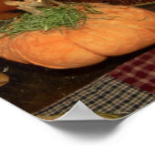 Prim Pumpkin Gathering Poster (Hoek)