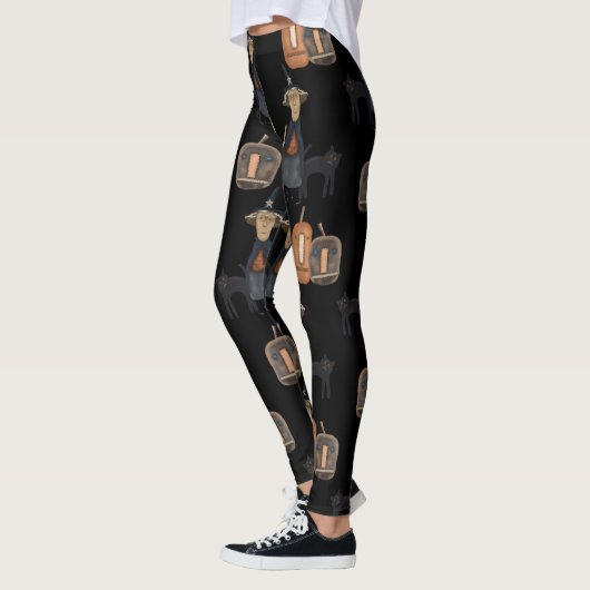 Prim Pumpkin, heks, kat | Halloween Leggings (Links)