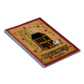 Prim Sheep and Saltbox Custom Spiral Notebook Notitieboek (Rechterzijde)