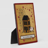 Prim Sheep and Saltbox Name Fotoplaat (Zijkant)