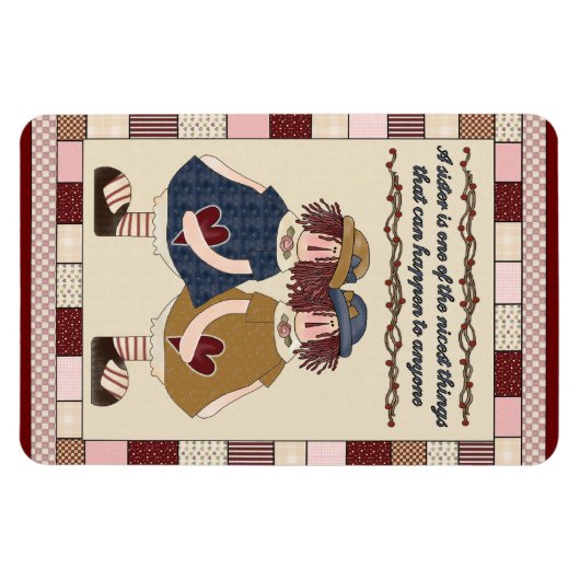 Prim Sisters magnetische magneet (Horizontaal)