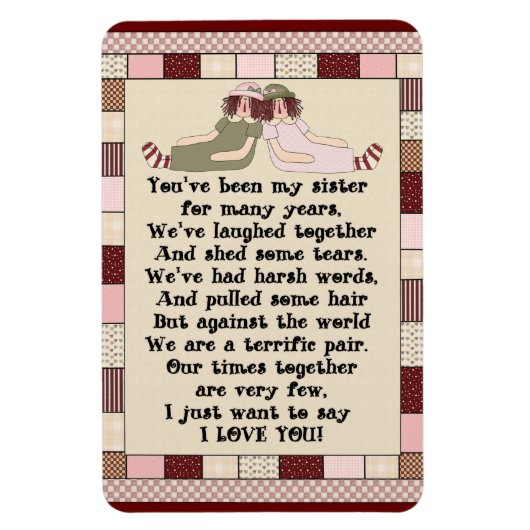 Prim Sisters magnetische magneet (Verticaal)