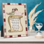 Prim Sisters Poem Plaque Fotoplaat (Zijkant)