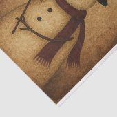 Prim Sneeuwman en Kraai Tissuepapier (Detail)