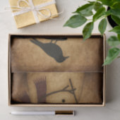 Prim Snowman and Crow Tissuepapier (Geschenk)